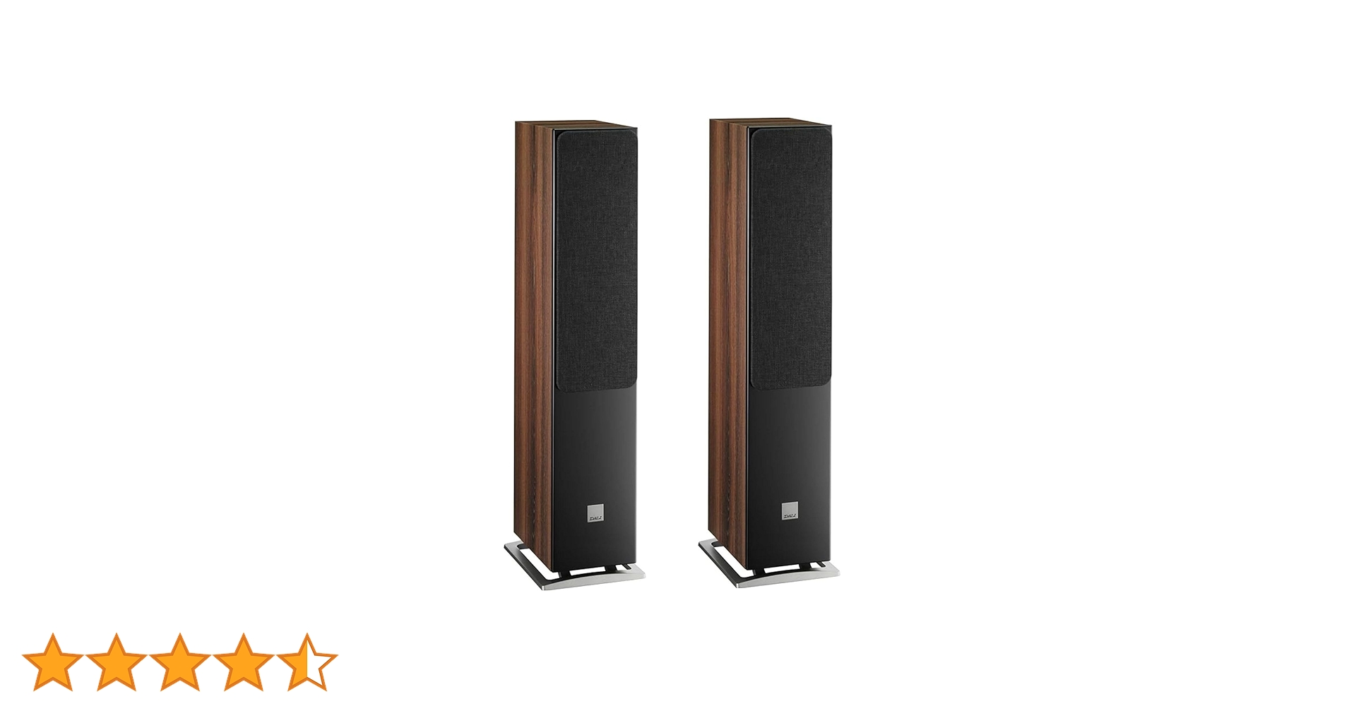 DALI Oberon 5 Floor Standing Speakers - Dark Walnut (Pair